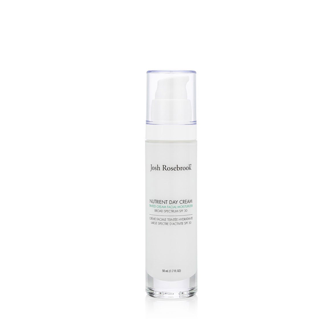 Nutrient Day Cream SPF30 Tinted Airless Pump Tagespflege Josh Rosebrook 30ml - Genuine Selection
