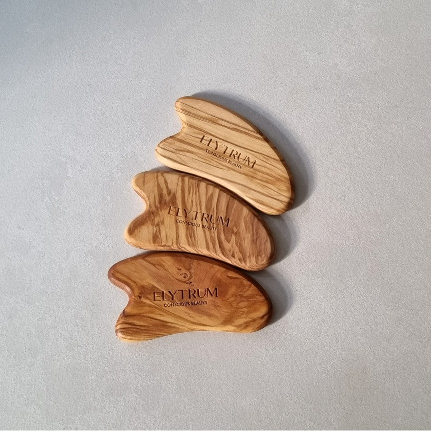 Olive Wood Gua Sha Facial Tool ELYTRUM - Genuine Selection