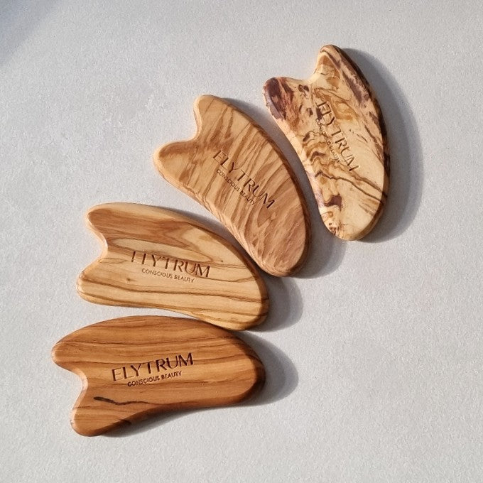 Olive Wood Gua Sha Facial Tool ELYTRUM - Genuine Selection