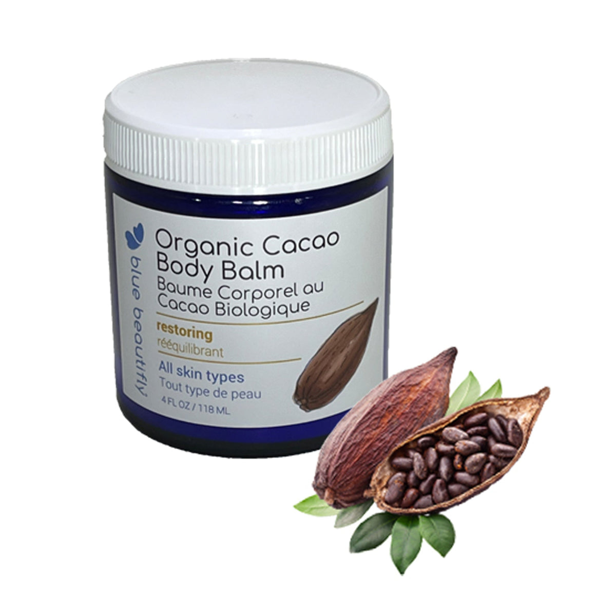 Organic Cacao Body Balm Körperbutter Blue Beautifly - Genuine Selection