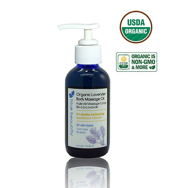 Organic Lavender Body Massage Oil Körperöle Blue Beautifly - Genuine Selection