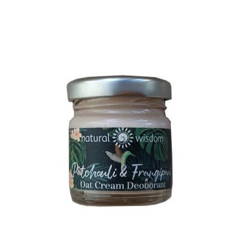 Patchouli & Frangipani Oat Cream Deodorant Deodorant Natural Wisdom - Genuine Selection