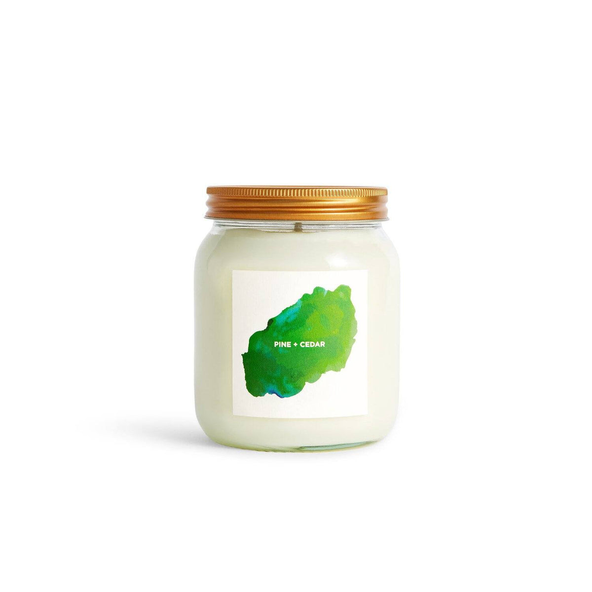Pine + Cedar Wood Aromatherapy Candle Kerzen Self Care Co. - Genuine Selection