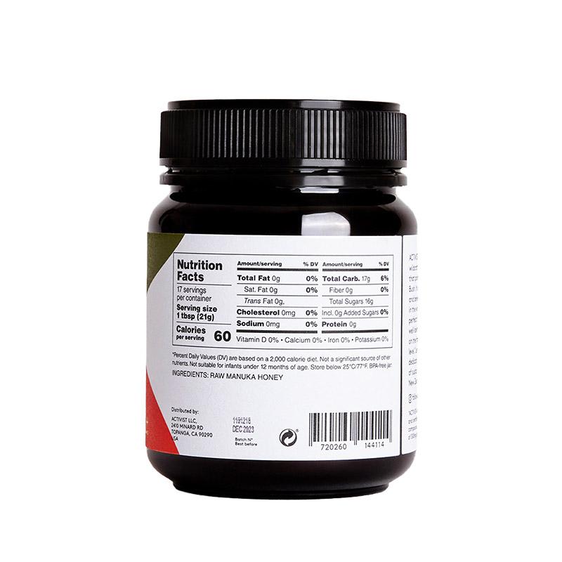 Raw Mānuka Honey 300+ MGO Nahrungsergänzungsmittel Activist - Genuine Selection