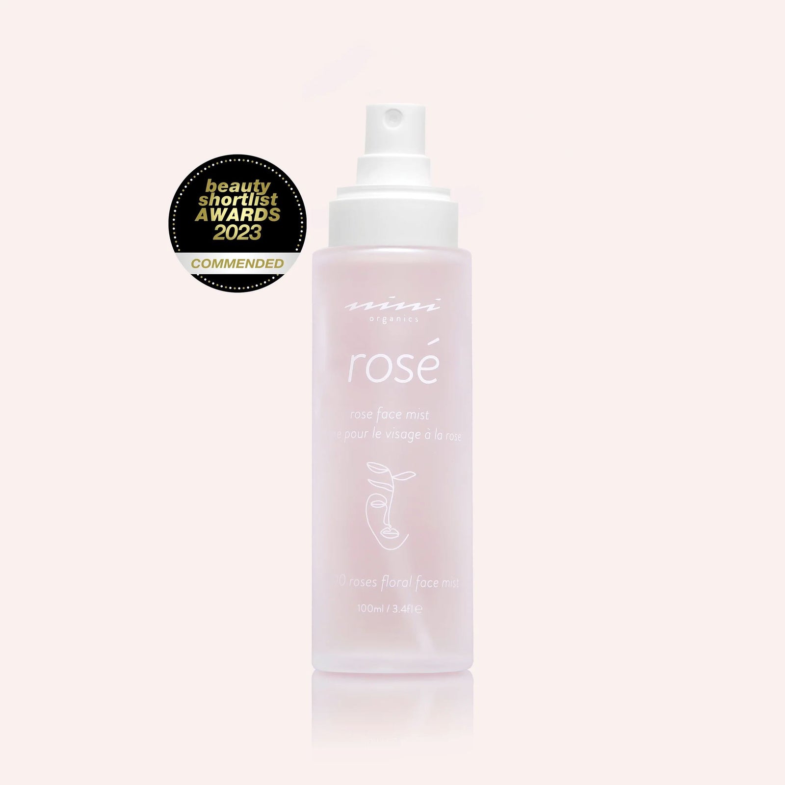 Rosé - Rose Water Face Mist Toner NINI Organics - Genuine Selection
