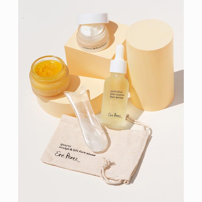 Sculpt & Lift Quartz Face Stone Facial Tools Ere Perez - Genuine Selection