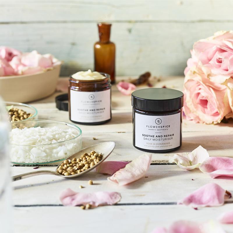 Soothe And Repair Daily Moisturiser Rose &amp; Coriander Tagespflege Flower and Spice - Genuine Selection