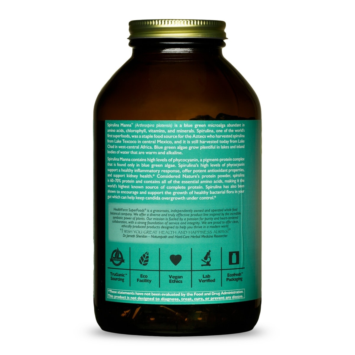 Spirulina Manna™ Nahrungsergänzungsmittel HealthForce SuperFoods - Genuine Selection