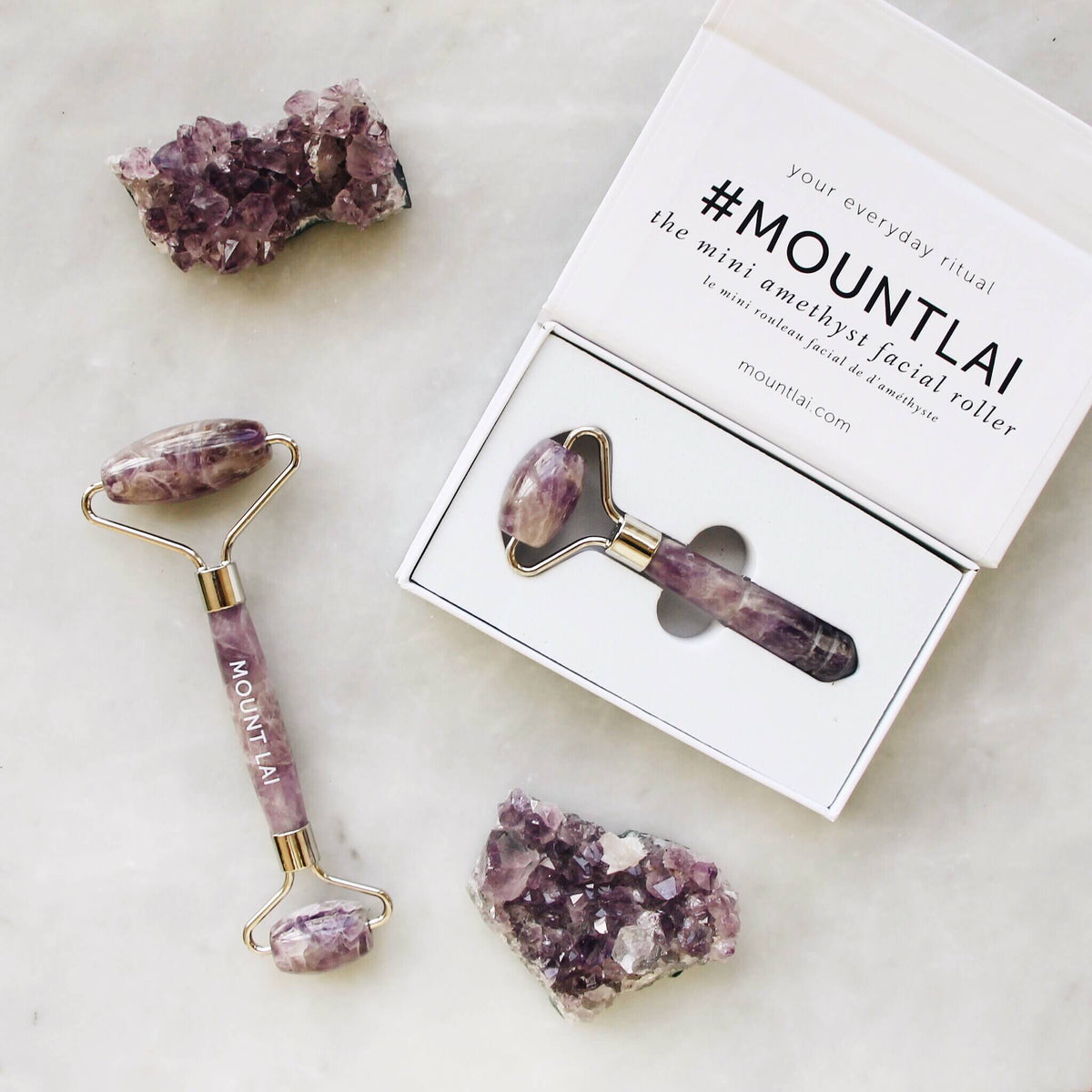 The Amethyst Facial Roller Facial Tools Mount Lai - Genuine Selection