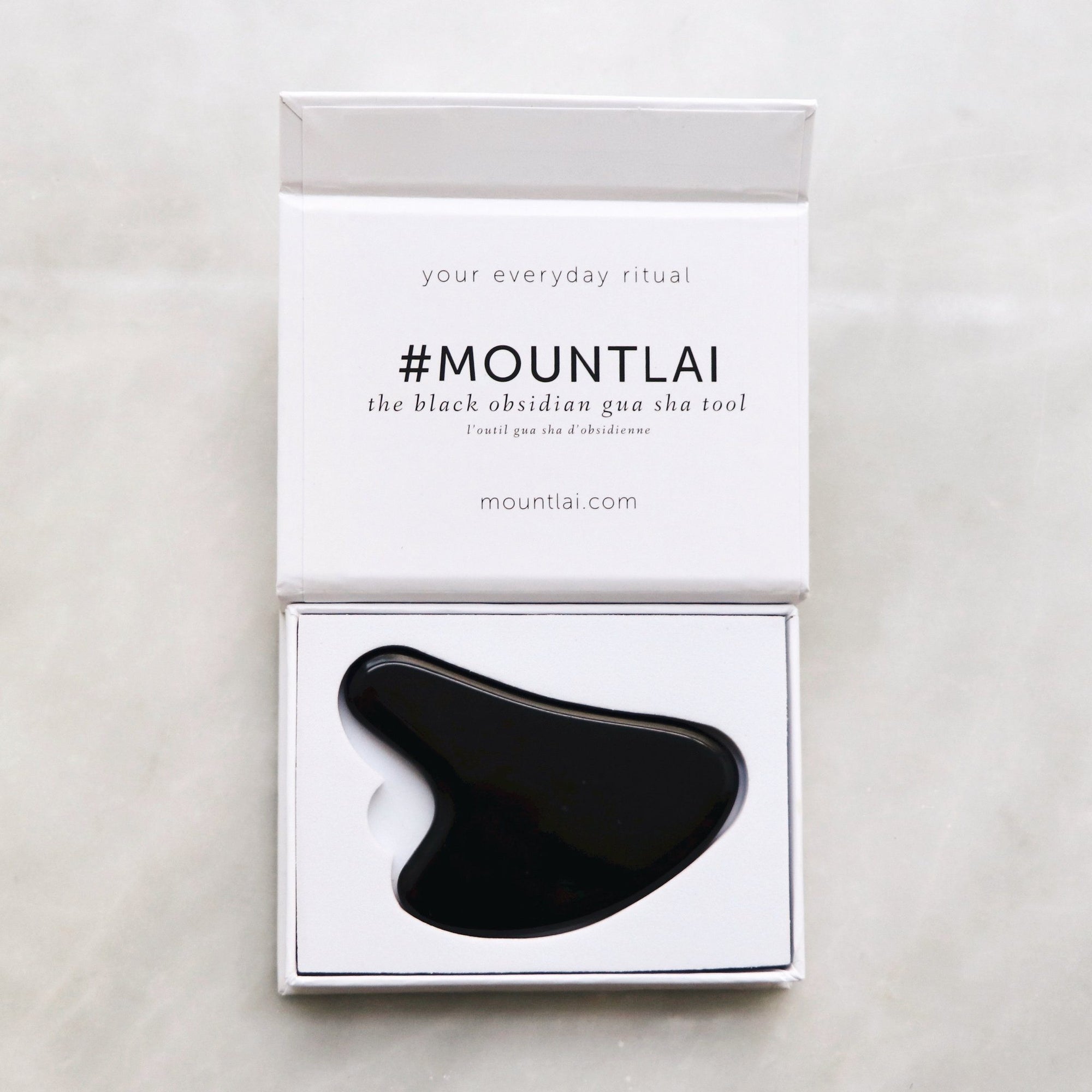 The Black Obsidian Gua Sha Facial Lifting Tool Facial Tools Mount Lai - Genuine Selection