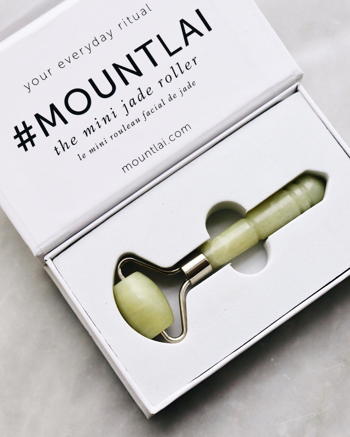 The De-Puffing Mini Jade Roller Facial Tools Mount Lai - Genuine Selection