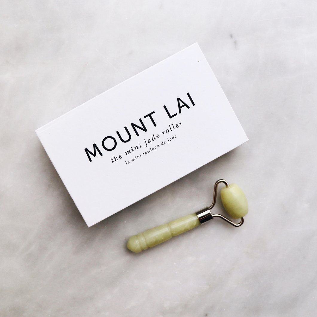 The De-Puffing Mini Jade Roller Facial Tools Mount Lai - Genuine Selection