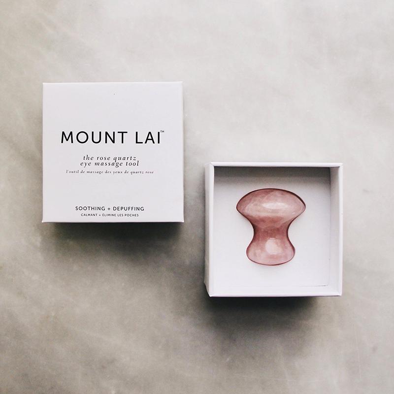 The De-Puffing Rose Quartz Eye Massage Tool Facial Tools Mount Lai - Genuine Selection