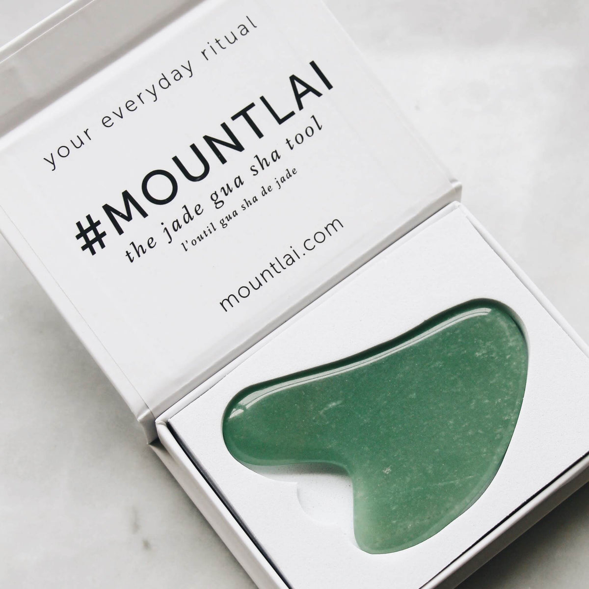 The Jade Gua Sha Tool Facial Tools Mount Lai - Genuine Selection
