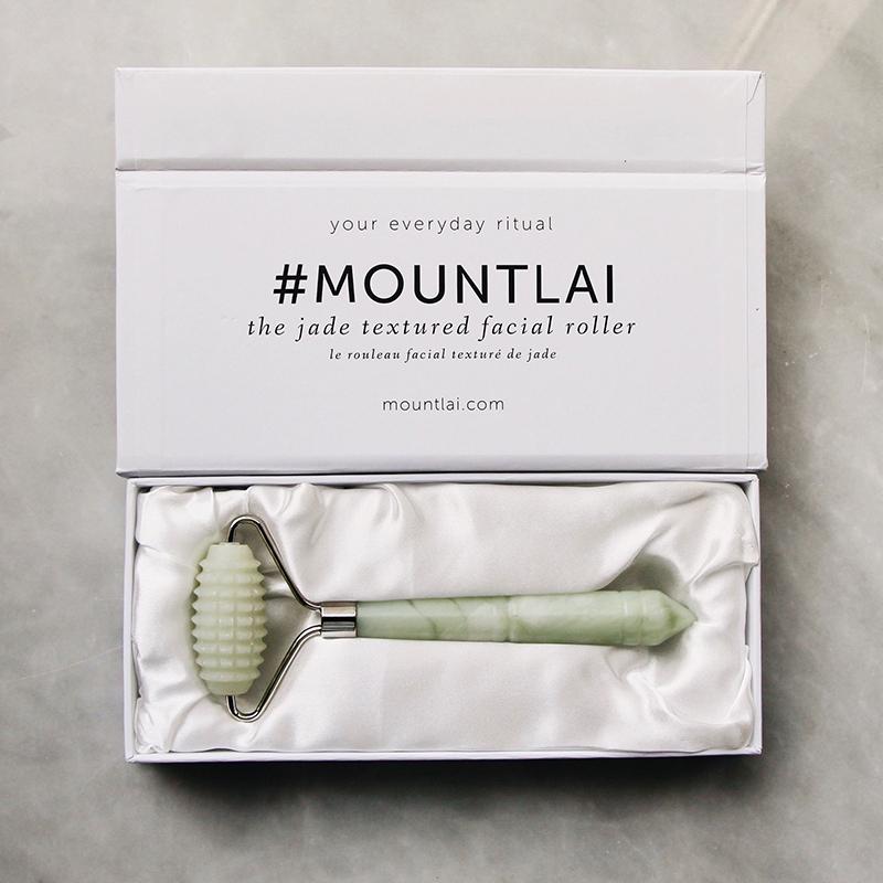 The Jade Textured Facial Roller Facial Tools Mount Lai - Genuine Selection