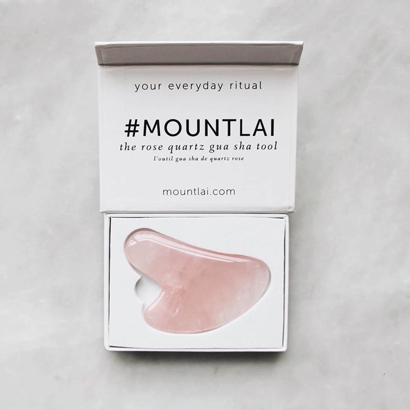 The Rose Quartz Gua Sha Facial Lifting Tool Facial Tools Mount Lai - Genuine Selection