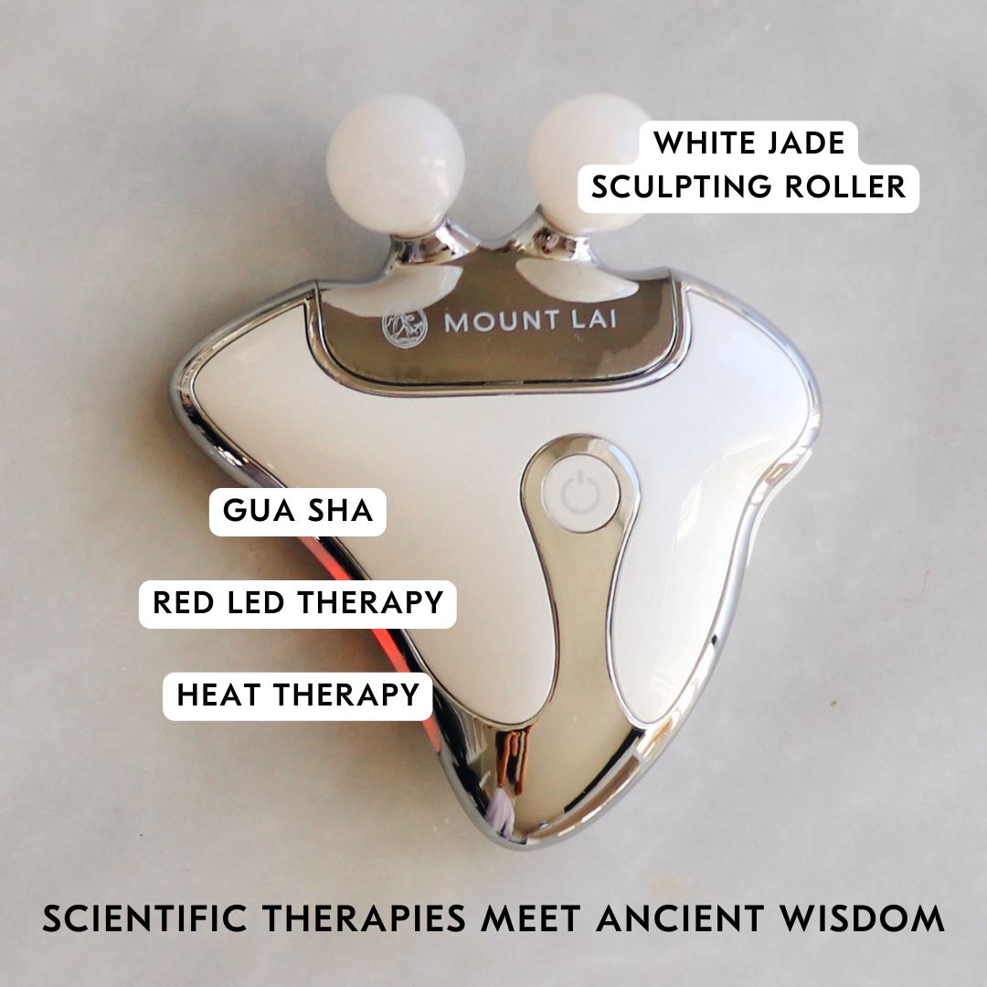 The Vitality Qi LED Gua Sha Device Facial Tool Mount Lai - Genuine Selection