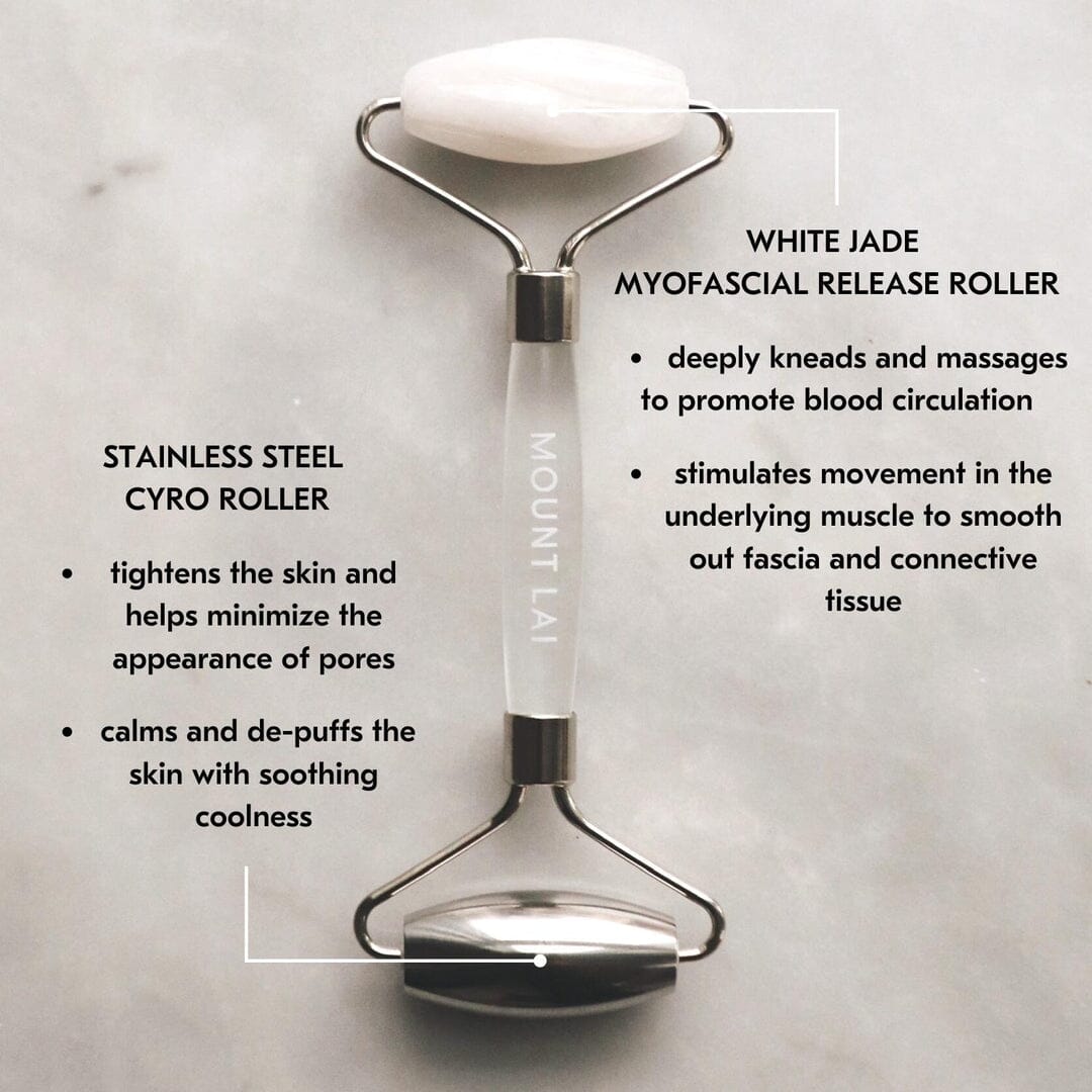 The Vitality Qi Myofascial Release &amp; Cryo Facial Roller Facial Tools Mount Lai - Genuine Selection