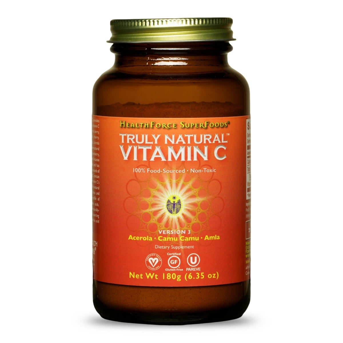 Truly Natural™ Vitamin C Nahrungsergänzungsmittel HealthForce SuperFoods 180g - Genuine Selection