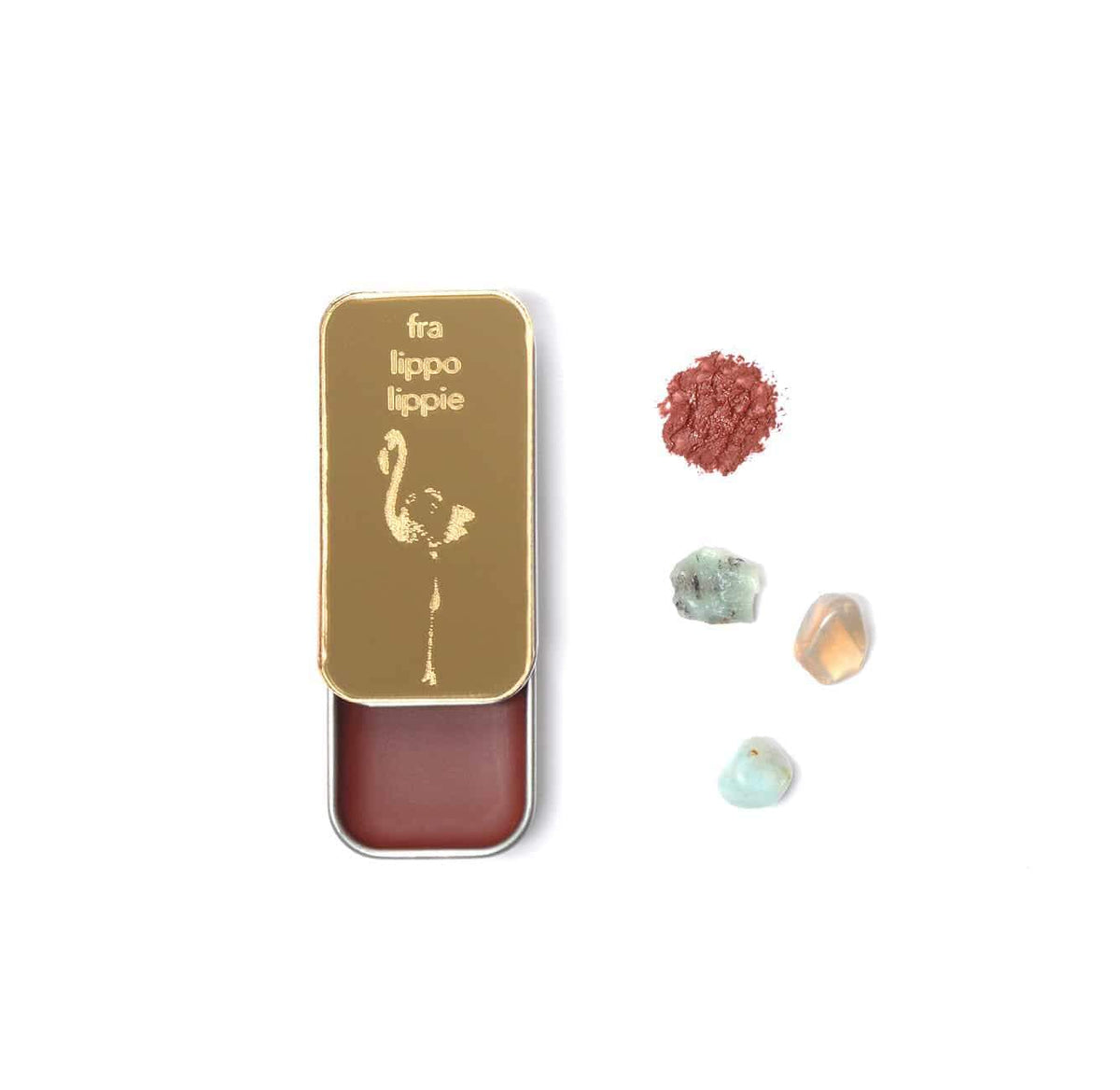 Vegan Lip &amp; Cheek Colour &#39;Brown Sugar&#39; Lippenstift Fra Lippo Lippie - Genuine Selection