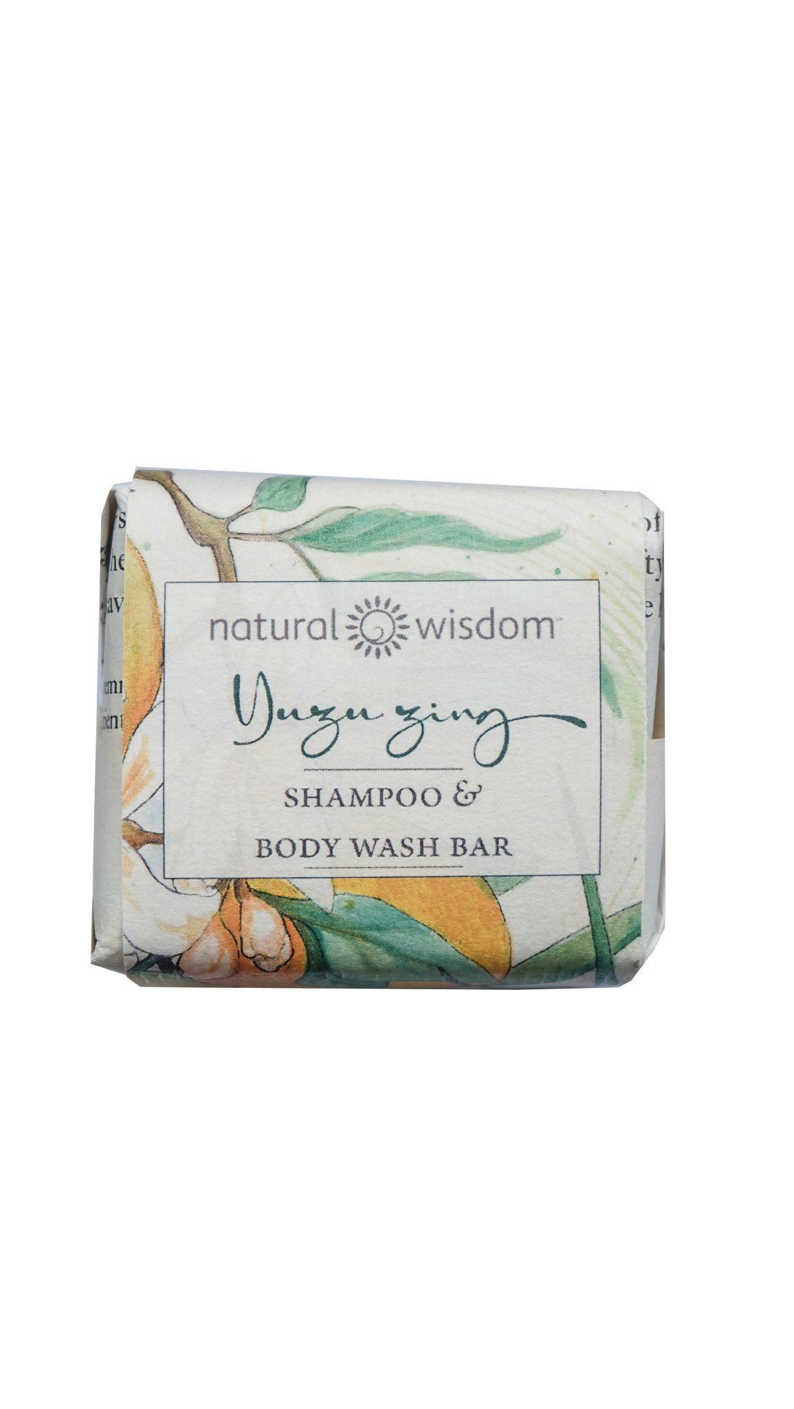 Yuzu Zing Shampoo &amp; Body Wash Bar Shampoo Natural Wisdom - Genuine Selection