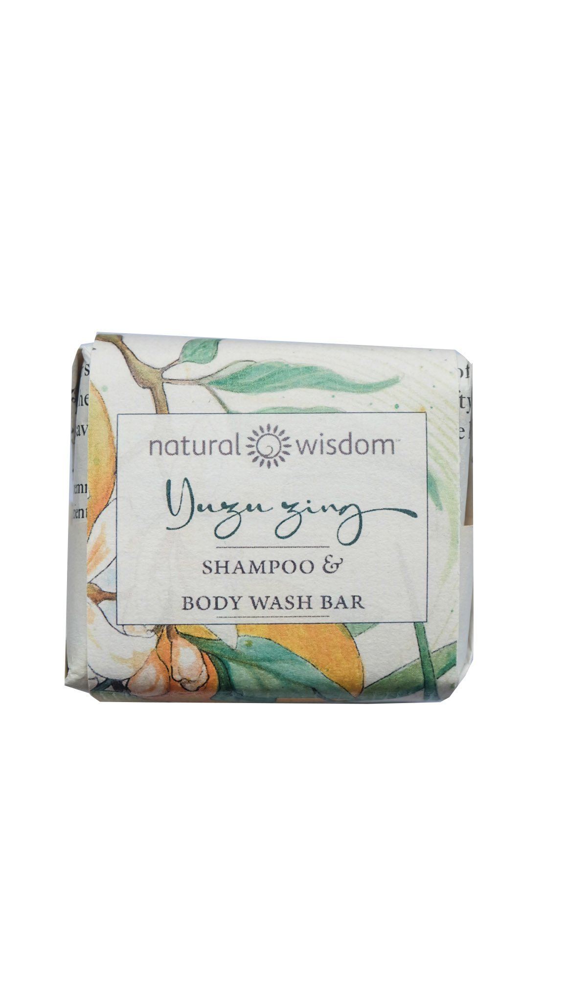 Yuzu Zing Shampoo & Body Wash Bar Shampoo Natural Wisdom - Genuine Selection